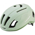 Merida Shift Rennradhelm in mattgrün, aerodynamisch mit Top-Belüftung.