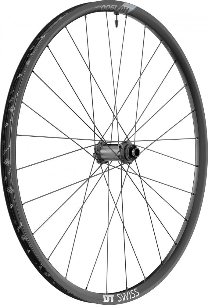DT Swiss Laufrad HU 1900 SPLINE 29" 622 x 25 mm schwarz - robustes E-MTB Hinterrad