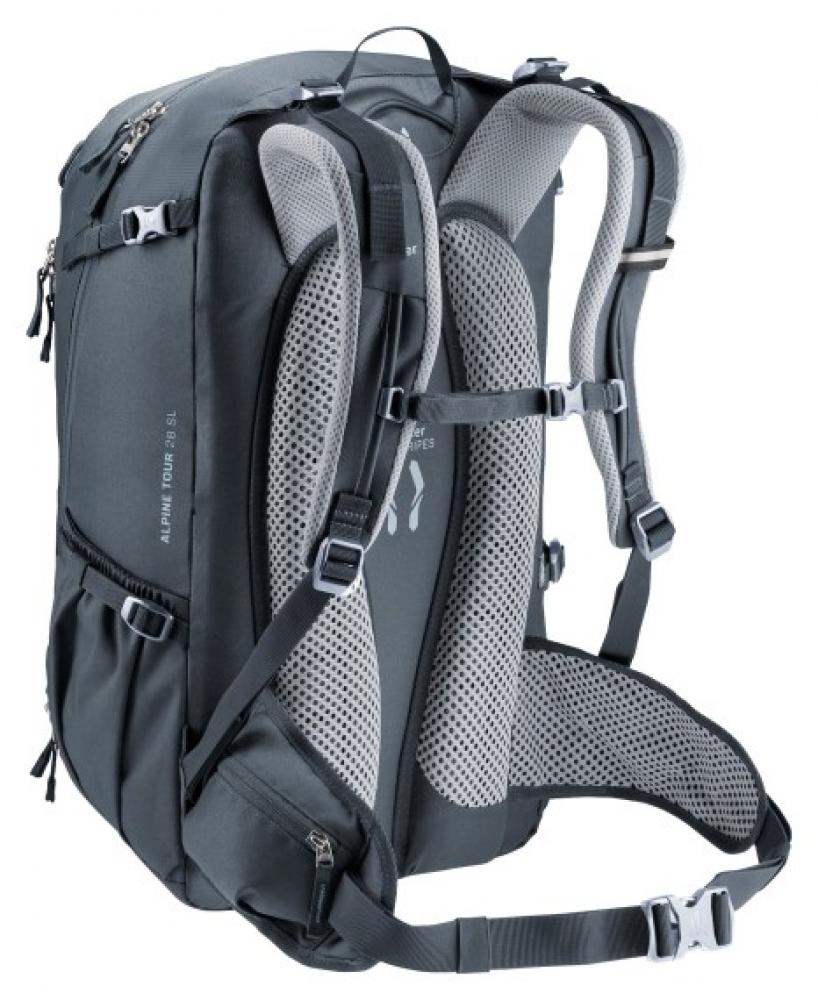 Deuter Alpine Tour 28 SL Tourenrucksack 28 Liter Schwarz - Ergonomischer Tragekomfort für Damen