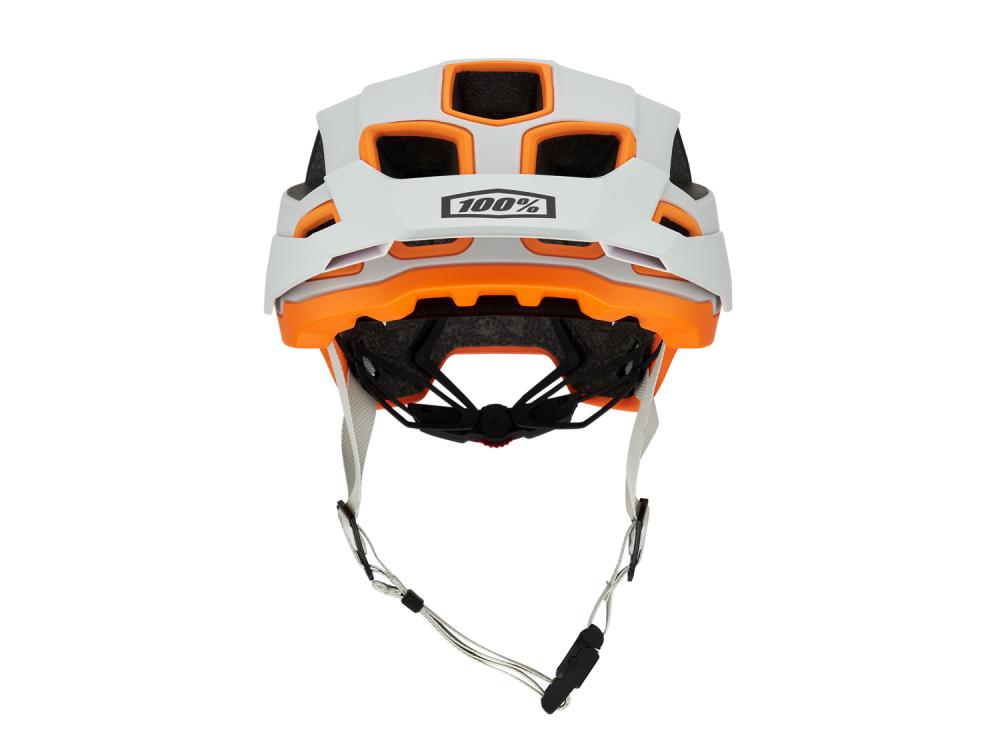 100% Altec helmet w/Fidlock L/XL Light Grey - leichter All-Mountain-Helm mit Smartshock