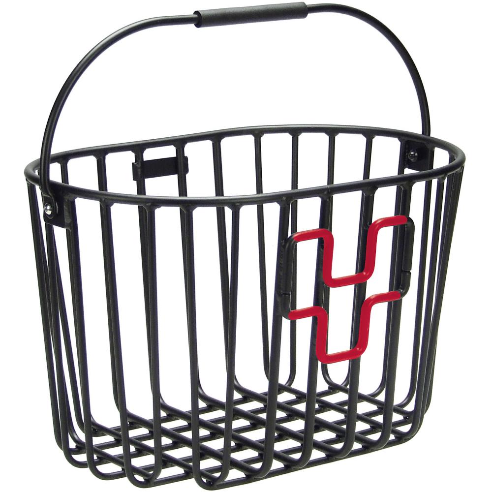 KLICKfix Lenkerkorb Alumino schwarz 26x25x40 cm