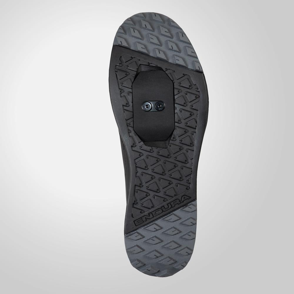 Endura MT500 Burner Clipless wasserdichter Schuh schwarz EU43 UK9 US10 - robuster MTB-Schuh, SPD-kompatibel, wasserdicht, atmungsaktiv, mit griffiger Sohle und hohem Tragekomfort