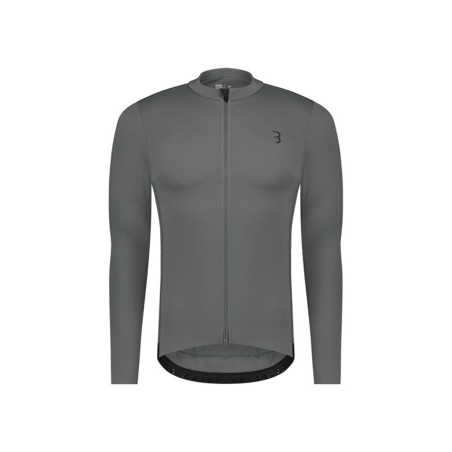 BBB Cycling BBB Langarmtrikot Essence LS M grau - unverzichtbares Langarmtrikot für Frühlingstouren