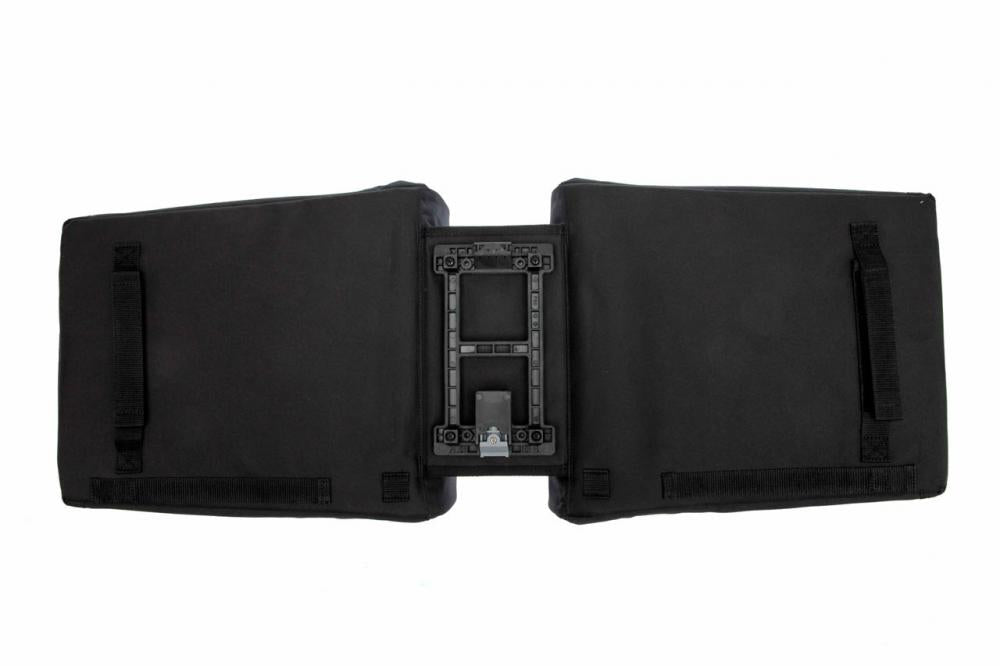 New Looxs Doppelpacktasche Tulum MIK Black Black - geräumige, alltagstaugliche Fahrradtasche