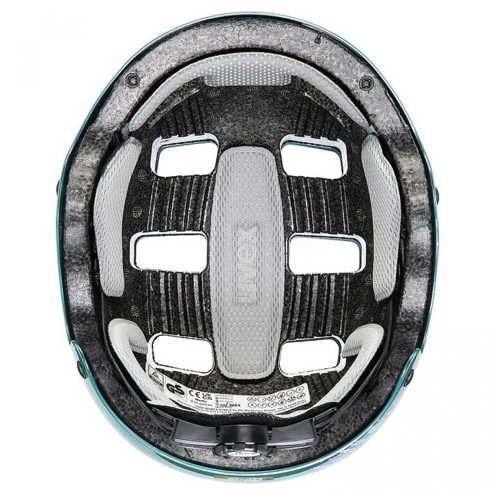 uvex Kid 3 teal-silver Kinder-Fahrradhelm (5558 cm)  Robuster Hartschalenhelm mit individueller Anpassung
