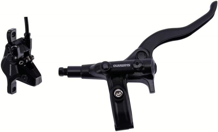 SHIMANO M4100/MT410 hydraulische Scheibenbremsanlage hinten, schwarz.