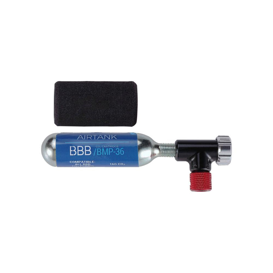 BBB Cycling BBB Minipumpe Co2 EasyAir pumpe One Size schwarz - Reifenfüllung in Sekunden