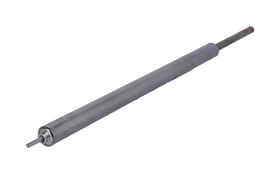 SR Suntour Lock-Out Kartusche für SF14 XCR RL-R 27.5 Zoll Fahrradgabel, silbernes Metallteil.