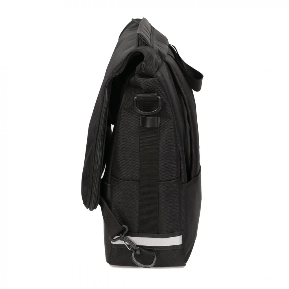 Haberland Bike-Rucksack Sporty schwarz/reflex - vielseitiger Fahrradrucksack mit Regenschutz