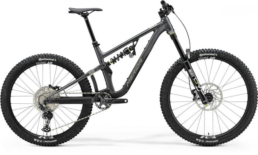 Merida ONE-SIXTY 800 FR III1 M SILK DARK SILVER(GRE - Enduro-Fully für anspruchsvolle Trails