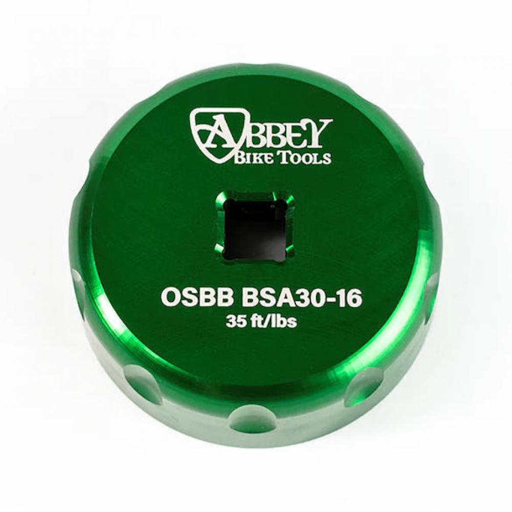 Abbey Tools Innenlager-Werkzeug für BSA30 16 Zähne Größe 16 Grün - präzises Profi-Tool