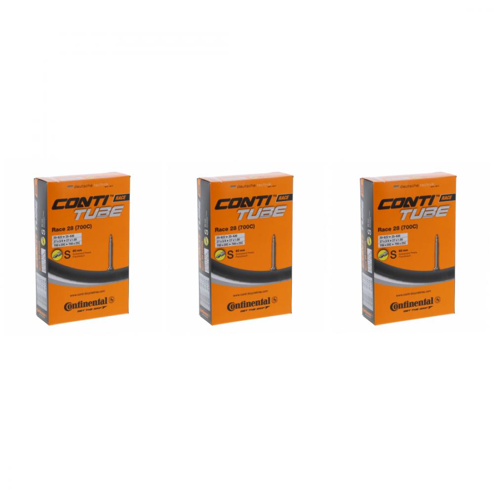 Continental 3x Fahrradschlauch Conti Race 28 (700C)