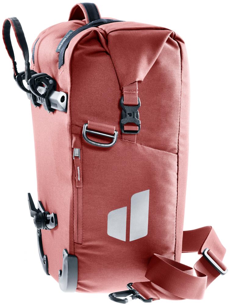 Deuter Valbona 20+5 Hinterradtasche - Fahrradtasche 25L wasserdicht mit Roll-Top