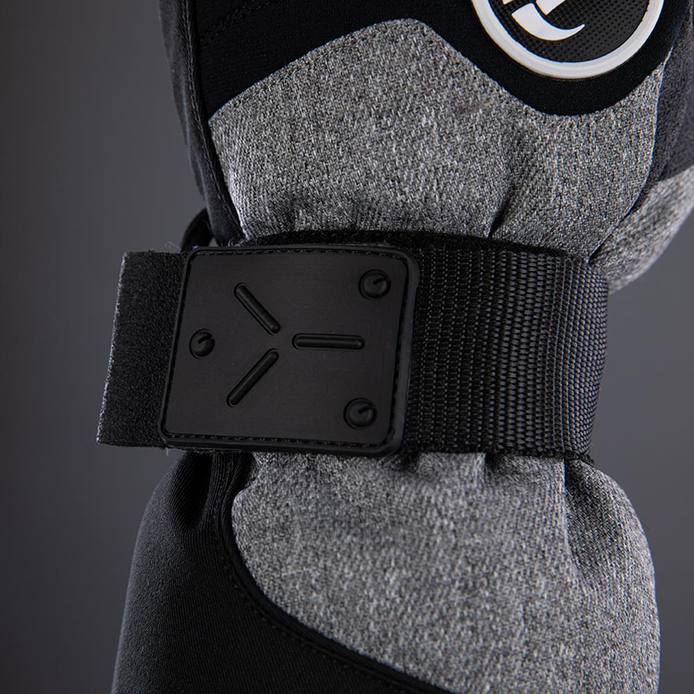 CHIBA Board Mitten - wasserdichte Primaloft Winter-Handschuhe, Größe 7, Hlgrau/weiß