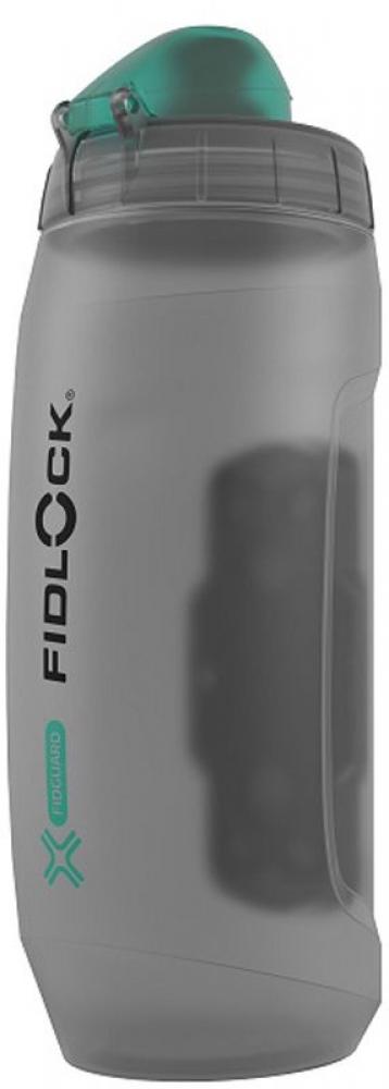 Fidlock TWIST Bottle 590 ml antibakteriell mit Bike Base  magnet-mechanisches Flaschenhaltersystem, BPA-frei, selbstschließende Membran, abnehmbare Schmutzkappe, kompatibel mit allen TWIST Bases