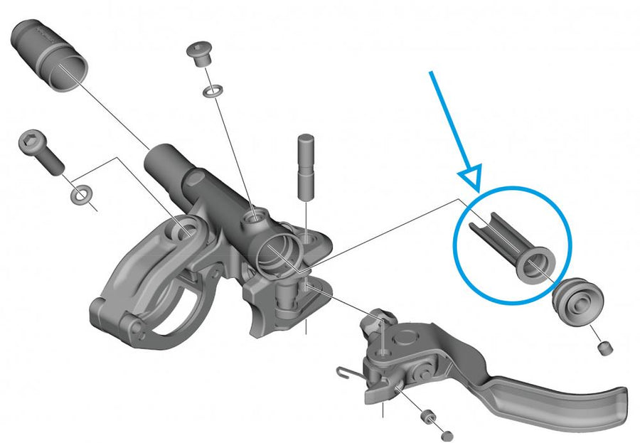 SHIMANO Membran BL-M9120 - Ersatzmembran für Bremshebel, ca. 8 g