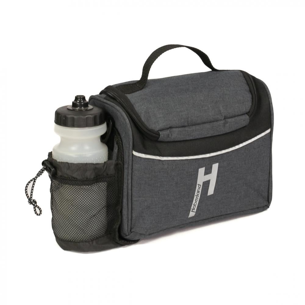 Haberland Lenkertasche 5l Siebensachen anthrazit - praktische Lenkertasche für Alltag und Tour