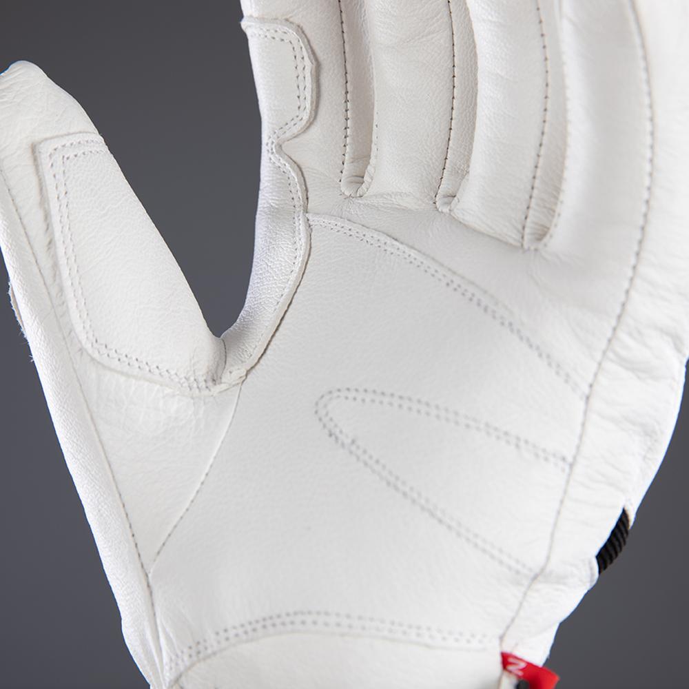 CHIBA Super Race - wasserdichte Winter-Radhandschuhe, Größe 10, weiß
