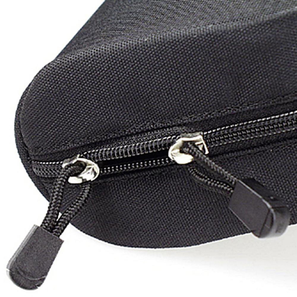 KLICKfix Lenkertasche Baggy Mini schwarz 2,5 Liter - kompakte Fahrradtasche 9x20x15 cm, mit Klickfix-Halterung