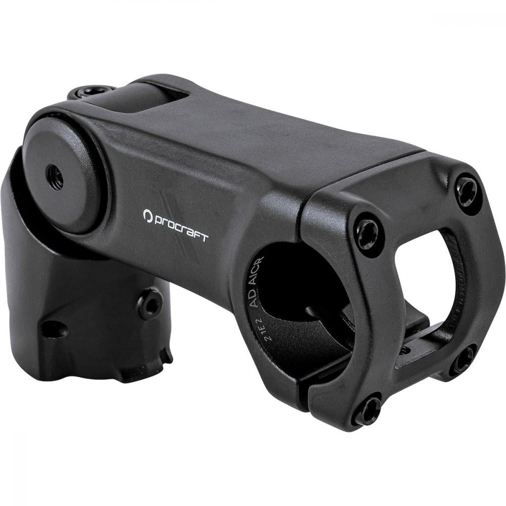 Procraft Vorbau Adjustable Deluxe AICR 90 mm Schwarz - verstellbarer Ahead-Vorbau mit interner Zugführung