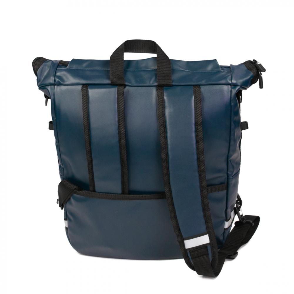 Haberland Bike-Rucksack Sporty blau/reflex - vielseitiger Fahrradrucksack mit Regenschutz