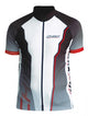 CHIBA Team Shirt - Radsport Shirt XL schwarz, atmungsaktiv, durchgehender Reißverschluss