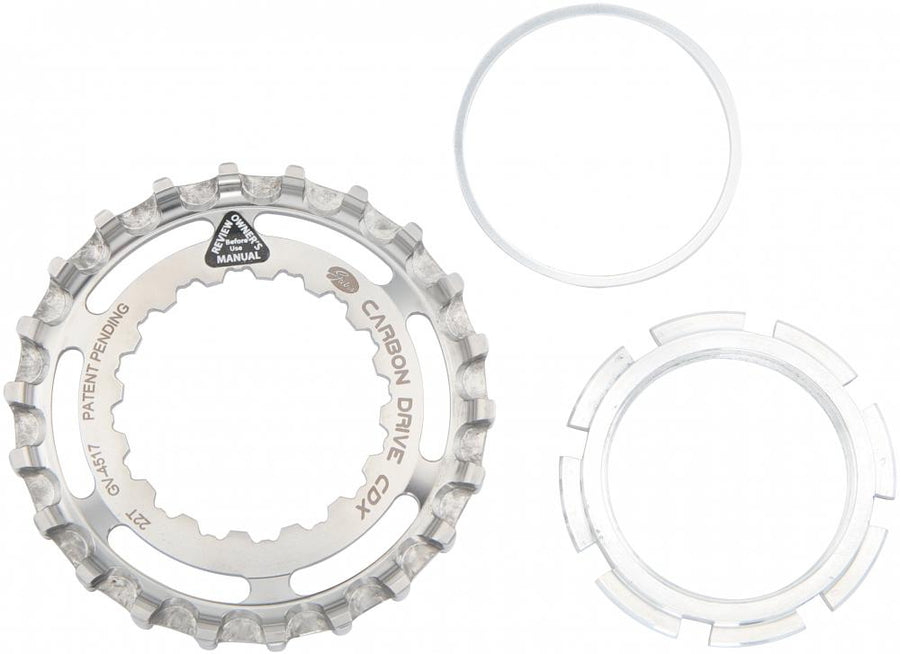 Gates CDX Riemenscheibe vorne 22 Zähne für Bosch Gen 2 mit Spacer Kit