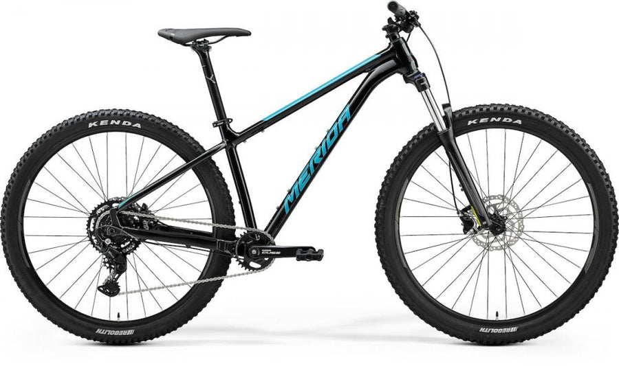 Merida BIG.TRAIL 200 I2 metallic-schwarz/türkis XXL - robustes Trail-Hardtail für anspruchsvolle Touren
