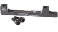 Shimano Scheibenbremsadapter PM auf PM 160 auf 203 mm schwarz inklusive zwei Montageschrauben für Fahrradbremsen.