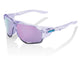100% Norvik - HiPER Mirror Lens unis Polished Translucent Lavender - High-Performance Radsportbrille