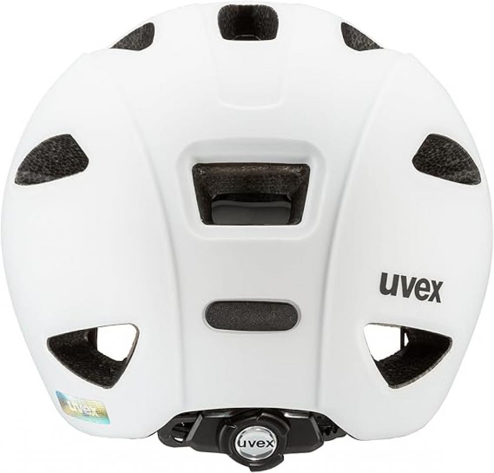 uvex oyo Kinder-Fahrradhelm white-black matt 45-50 cm - leichter Inmold-Helm mit xTRA Shield, KID PROtect, 10 Belüftungen, LED-ready