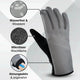 Valkental Handschuhe GloRider V2 Flex wasserfester Übergangshandschuh mit Grip L grau