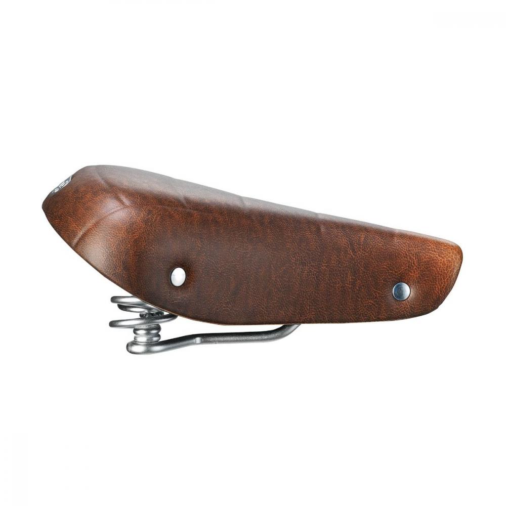 Selle Royal Ondina Classic brauner Fahrradsattel mit Royalgel-Polsterung für entspannte Sitzposition, Stahlgestell.
