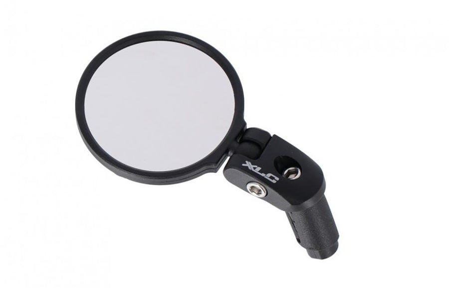 XLC Fahrradspiegel MR-K17, runder Ø68mm Spiegel, bruchsicheres Edelstahlglas, Innenklemmung 14,8-22,5mm, universell links/rechts montierbar