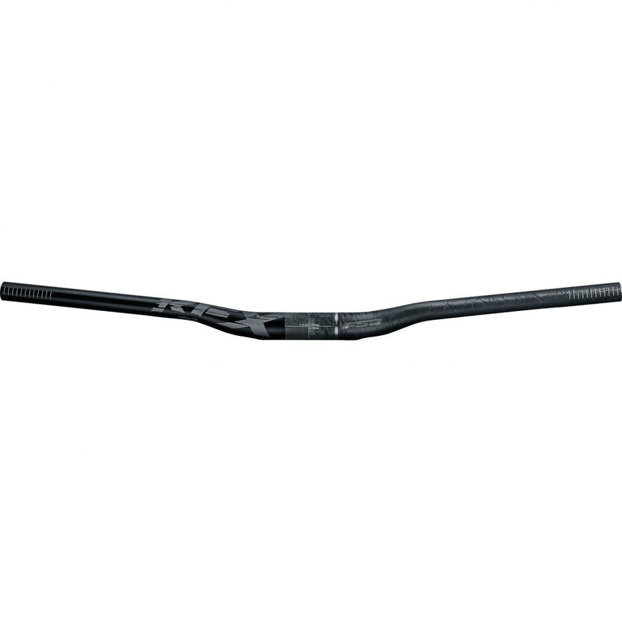 FSA KFX Low Riser Lenker 31,8 x 700 mm Schwarz/Silber - Carbon-Composite MTB-Lenkerbügel mit innenliegender Kabelführung