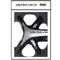 TA Kettenblatt X110 Cover Kit Shimano Dura Ace 9000 in schwarz/silber.