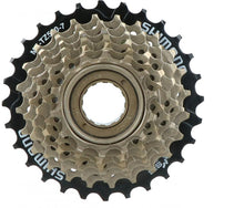 Shimano TZ500 Schraub-Zahnkranz 7-fach 14-28 Z braun - zuverlässige Schaltperformance