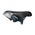 Selle Italia Fahrradsattel T3 S1 - Touring Gel Sattel Soft-Tek Hi-Viz Aluminium Rails, 210×267 mm schwarz