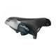 Selle Italia Fahrradsattel T3 S1 - Touring Gel Sattel Soft-Tek Hi-Viz Aluminium Rails, 210×267 mm schwarz