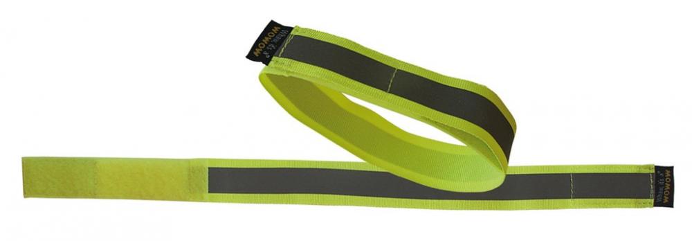 Wowow Reflexband per Paar gelb mit Klettverschluß 38x3cm