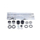 Procraft Rebuild Kit Flat Grip Essential Standard Schwarz/ Silber - schnelle Pedal-Instandsetzung