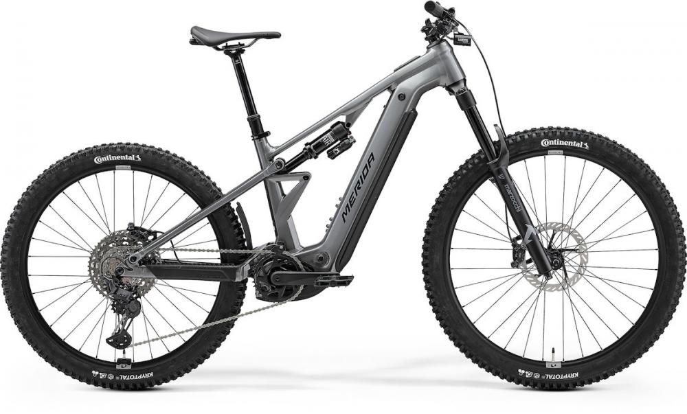 MERIDA ETMO 800 E-Mountainbike Größe XL - gunmetal grey-black, Aluminium, Fully 160 Millimeter, Bosch CX 100 Nm, 800 Wh