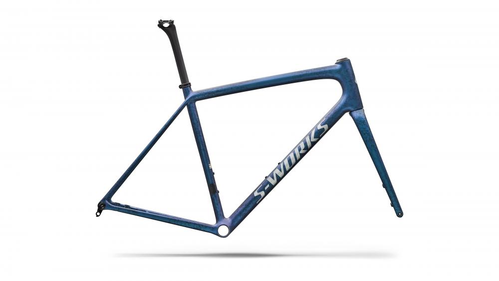 Specialized Aethos Rahmenset - Zypern Purple Chameleon/Grey Blue/Shadow Silver - Größe 54cm