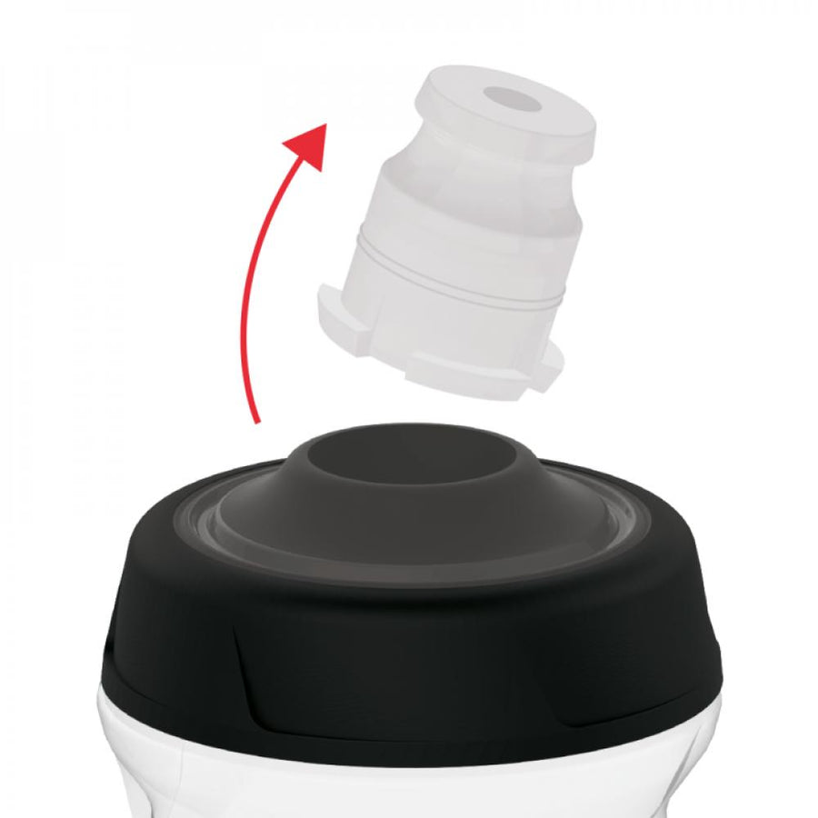 Abnehmbares Mundstück der Zéfal Sense Pro Trinkflasche 800 ml zur einfachen Reinigung und Hygiene.