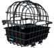 Around Hundekorb Luna Alu schwarz  Stabiler und moderner Hundekorb aus Aluminium, langlebig und pflegeleicht, Maße 46x33x45 cm, ideal für kleine Hunde