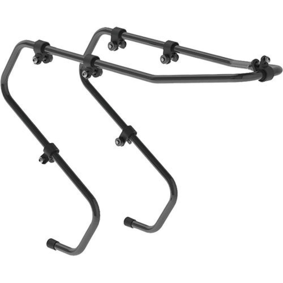racktime FRONTIT Lowrider-Gepäckträger 26-29 Zoll Schwarz - Einfache Montage für Touring