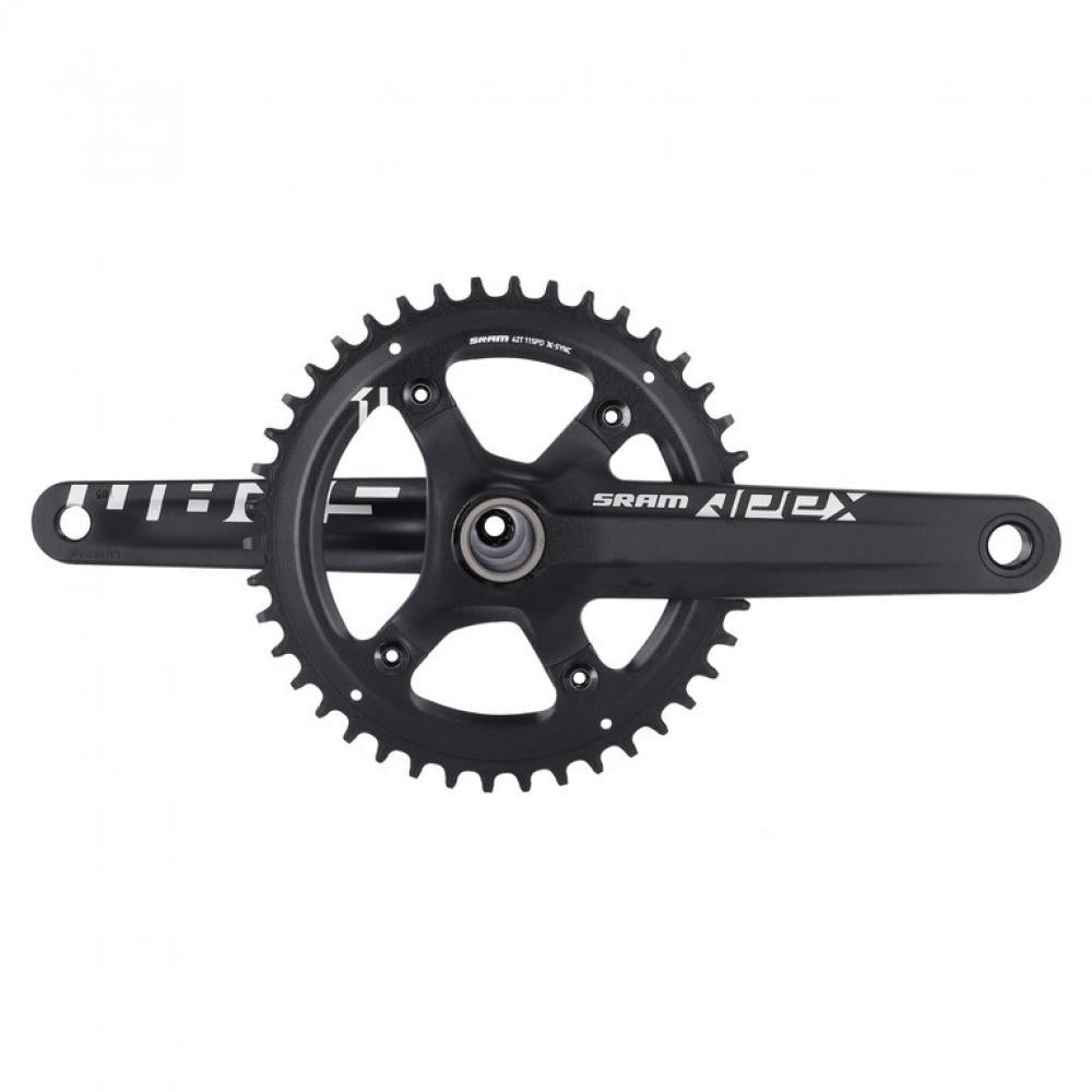 SRAM Kurbelsatz Apex 1 165 mm 1x11 Road - zuverlässiger Antrieb für Rennrad & Gravel