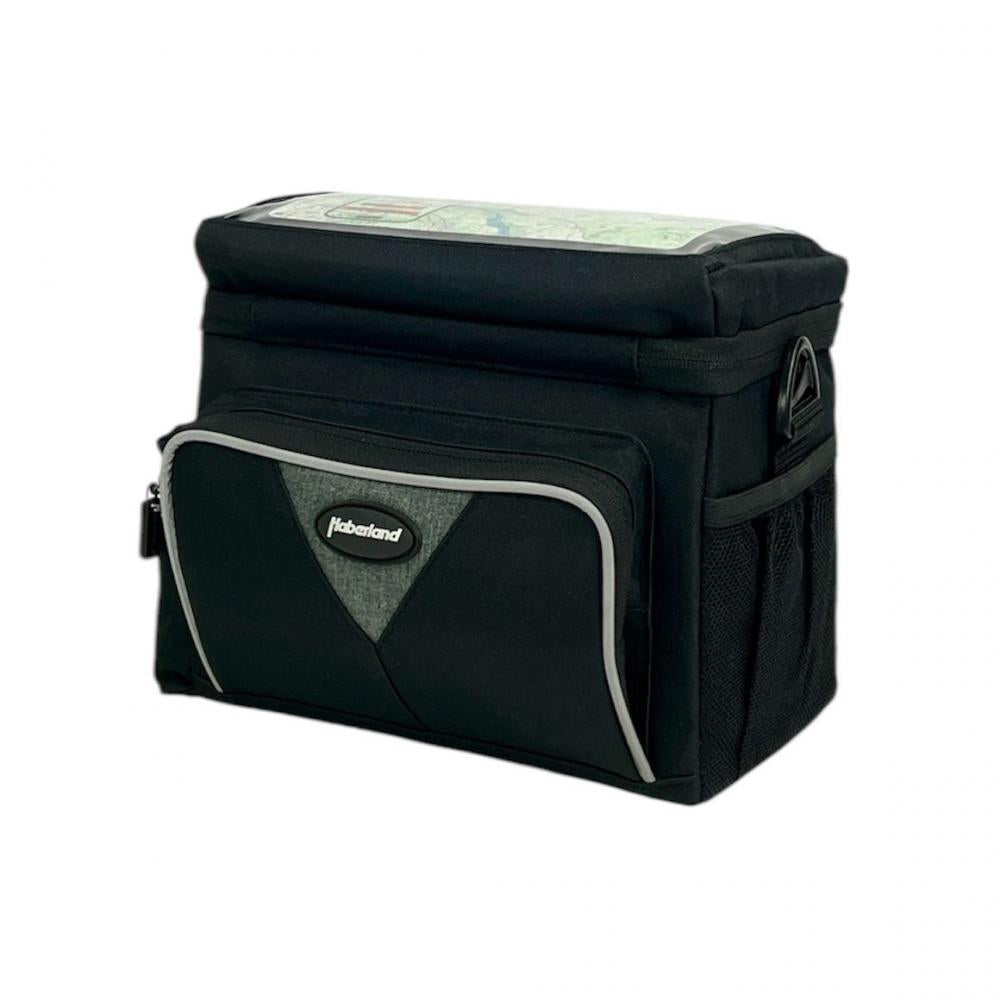 Haberland Lenkertasche Black Line 8 l schwarz KLICKfix