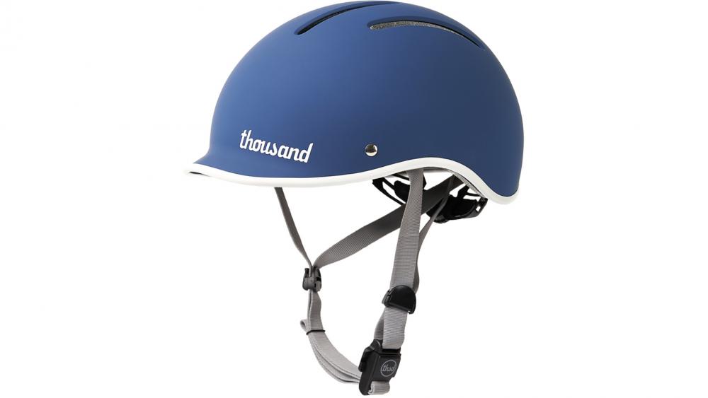 Thousand JR Blazing Blue Kinder-Fahrradhelm XS 49-53cm - leichter Unisex Kids Helm mit Magnetverschluss, Belüftung und verstellbarem Passsystem