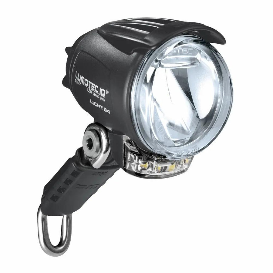 Busch+Müller IQ Cyo Premium T Dynamo-Scheinwerfer, 80 Lux, StVZO zugelassen, mit LED Senso Plus.